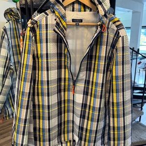 Club Room Multicolor Plaid Jacket